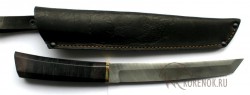 Нож Самурай (дамасская сталь, кожа, граб) - IMG_5491.JPG