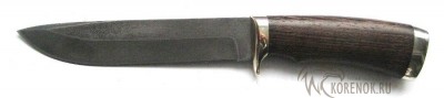 Нож Клык (алмазка, венге,  мельхиор) Общая длина mm : 270Длина клинка mm : 150Макс. ширина клинка mm : 32Макс. толщина клинка mm : 2.2-2.4