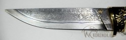 Композиционный нож "Волк" (клинок - А. Белый, мозаичный дамаск)  - Композиционный нож "Волк" (клинок - А. Белый, мозаичный дамаск) 