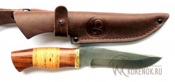 Нож  "Таежный-2"  (дамасская сталь, наборная береста,палисандр)  вариант 3 - IMG_0050u2.JPG