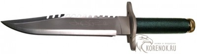 Нож Рэмбо-1 



Общая длина мм::
359


Длина клинка мм::
228


Ширина клинка мм::
33


Толщина клинка мм::
5.2




 