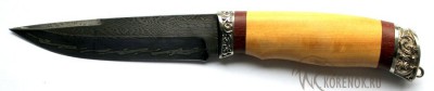 Нож Сиг-3 (составной дамаск, сатиновое дерево, мельхиор) вариант 6 Общая длина mm : 275Длина клинка mm : 143Макс. ширина клинка mm : 31Макс. толщина клинка mm : 4.7