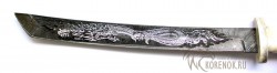 Нож  "Самурай-б"  (дамасская сталь, травление, деревянные ножны)  - IMG_48418t.JPG