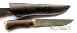 Нож "Лань" (дамасская сталь, венге,латунь)   - IMG_4272.JPG