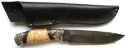 Нож "Стриж" (дамасская сталь,карельская береза, венге)   - IMG_8551db.JPG