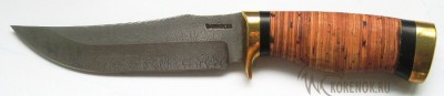 Нож Кенариус  (Кедр-3) (дамасская сталь)  Общая длина mm : 260-270Длина клинка mm : 135-145Макс. ширина клинка mm : 30-34Макс. толщина клинка mm : 2.2-2.4