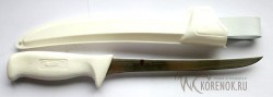 НОЖ ZEST W-330 #40 WHITE LUX FILLET KNIFE  - НОЖ ZEST W-330 #40 WHITE LUX FILLET KNIFE 