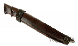 Нож "Осетр" (дамасская сталь, черный граб.) - Нож "Осетр" (дамасская сталь, черный граб.)