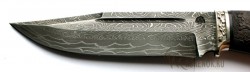 Нож "Финский-2"  (торцевой дамаск с добавлением никеля, резной)  - IMG_4196.JPG