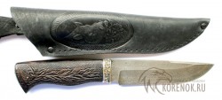 Нож  "Сокол" (торцевой дамаск, венге.)  - IMG_6592.JPG