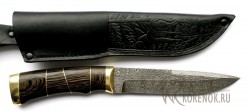 Нож Сиг-3 (дамасская сталь, венге, латунь) - IMG_3697fk.JPG