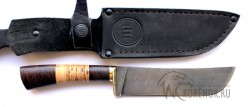 Нож Чак (дамасская сталь, венге, наборная береста) вариант 2 - IMG_4088.JPG