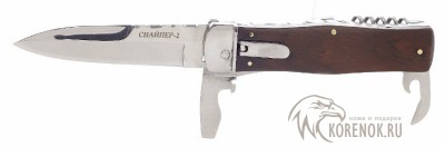 Нож складной  Pirat с автоматическим извлечением клинка SA509 &quot;Снайпер-2&quot; Общая длина mm : 215
Длина клинка mm : 103Макс. ширина клинка mm : 21Макс. толщина клинка mm : 2.9