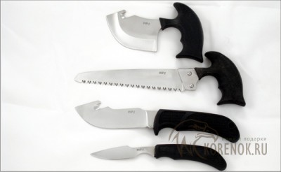 Набор ножей Pirat X-12 Общая длина mm : 132/185/150Длина клинка mm : 87/114/78Макс. ширина клинка mm : 50/39/19Макс. толщина клинка mm : 3/2/4