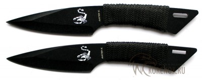 Набор  метательных ножей  Viking Norway M9508-2 (2 шт)  Общая длина mm : 245Длина клинка mm : 112Макс. ширина клинка mm : 37Макс. толщина клинка mm : 3.0
