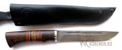 Нож Турист-2 (дамасская сталь, венге, кожа)  - IMG_4134nr.JPG