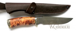 Нож "Охотник" (литой булат, стабилизированная карельская береза) - IMG_6575zl.JPG