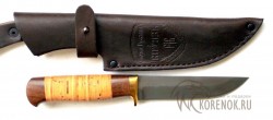 Нож "Таежный-3" (Х12МФ, наборная береста, венге)  - Нож "Таежный-3" (Х12МФ, наборная береста, венге) 