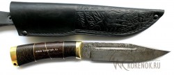 Нож КЛАССИКА-2 (Лось-2) (дамасская сталь)  вариант 2 - IMG_4525.JPG