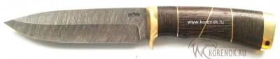 Нож Сиг-2 (дамасская сталь, венге)  Общая длина mm : 240-270Длина клинка mm : 135-150Макс. ширина клинка mm : 35-45Макс. толщина клинка mm : 2.2-2.4