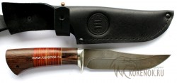 Нож Глухарь (дамасская сталь, венге, кожа)   - IMG_5269io.JPG