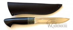 Нож "Гусар" (сталь 95х18,черный граб, стабилизированная карельская береза) вариант 1 - Нож "Гусар" (сталь 95х18,черный граб, стабилизированная карельская береза) вариант 1