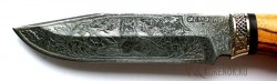 Нож "Охотник-д" (сталь ХВ 5 "алмазка" с художественным глубоким травлением)  - IMG_0430jr.JPG