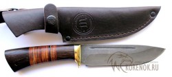 Нож Ладья (дамасская сталь, венге, кожа)    - IMG_4124.JPG