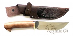 Нож "Орлан" (сталь 95х18, орех, мельхиор) - Нож "Орлан" (сталь 95х18, орех, мельхиор)