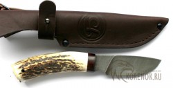 Нож Бобр (дамасская сталь) серия Малыш вариант 2 - IMG_873658.JPG