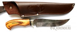 Нож "Бухарский-д" (сталь ХВ 5 "алмазка" с художественным глубоким травлением)   - IMG_05130t.JPG