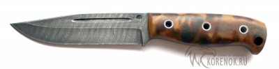 Нож Лось-2 (дамасская сталь) цельнометаллический вариант 3 Общая длина mm : 260-280Длина клинка mm : 140-155Макс. ширина клинка mm : 30-35Макс. толщина клинка mm : 2.6-4.5