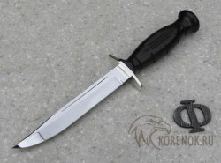 Нож НР-43 "Вишня" (AISI 440C , черный граб, мельхиор) - Нож НР-43 "Вишня" (AISI 440C , черный граб, мельхиор)