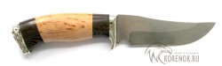 Нож "Лис" (ХВ5 "Алмазка", венге, карельская береза, мельхиор) - Нож "Лис" (ХВ5 "Алмазка", венге, карельская береза, мельхиор)