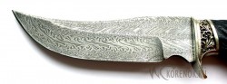Нож Скинер (торцевой дамаск, венге. резной)  - IMG_6625xf.JPG