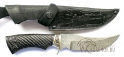 Нож Скинер (торцевой дамаск, венге. резной)  - IMG_6633cm.JPG