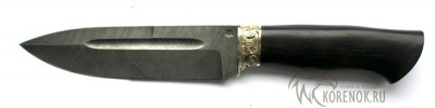 Нож Сиг-3 (дамасская сталь, черное дерево)  Общая длина mm : 278Длина клинка mm : 154Макс. ширина клинка mm : 37Макс. толщина клинка mm : 3.5