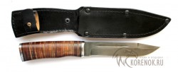 Нож Русич (Наборная кожа, литой булат)  вариант 3 - IMG_8622.JPG