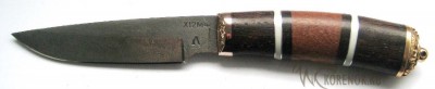 Нож НЛ-3 (Х12МФ ковка, черное дерево, лайсвуд)  Общая длина mm : 240Длина клинка mm : 128Макс. ширина клинка mm : 25Макс. толщина клинка mm : 2.6-3.0