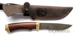 Нож "Гном-2" (дамасская сталь, венге,латунь)  - IMG_2515hw.JPG
