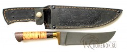 Нож "Узбекский-б" (сталь Х12МФ, венге, береста) - Нож "Узбекский-б" (сталь Х12МФ, венге, береста)
