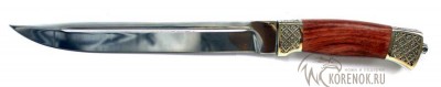 Нож Пластун-б (сталь 95Х18, бубинга, мельхиор)  



Общая длина мм::
392


Длина клинка мм::
243


Ширина клинка мм::
30


Толщина клинка мм::
3.8




 