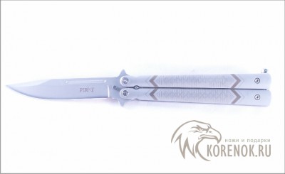 Нож Т703 Баллисонг (бабочка) 


Общая длина мм::
200


Длина клинка мм::
82


Ширина клинка мм::
16


Толщина клинка мм::
3.0


