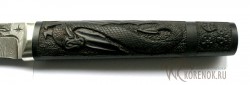Нож "Самурай" (дамасская сталь, резной)  - IMG_9576.JPG
