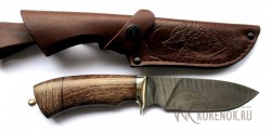 Нож "Бобр" (дамасская сталь, венге) - IMG_9687.JPG