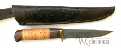 Нож "Стандарт-2" (сталь ХВ5 "Алмазка", наборная береста) - Нож "Стандарт-2" (сталь ХВ5 "Алмазка", наборная береста)