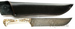 Нож Узбекский (дамасская сталь, рог) - IMG_5373.JPG