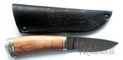 Нож "Наст" (дамасская сталь, мельхиор) - IMG_6303.JPG