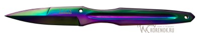Нож метательный K303M (серия VN PRO) Общая длина mm : 226Длина клинка mm : 83Макс. ширина клинка mm : 23Макс. толщина клинка mm : 5.0