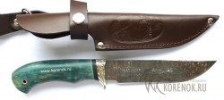 Нож "Хищник-дс" (сталь ХВ 5 "алмазка" с художественным глубоким травлением)  - IMG_1225.JPG